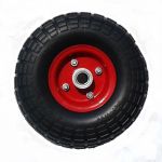 Колесо для тележки  4.10/3.50-4 2PR с камерой, диаметр 260 мм  ось-16/20