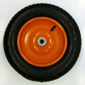 Колесо для тележки 3.25/3.00-8 2PR  с камерой, для садовой тачки ось -16